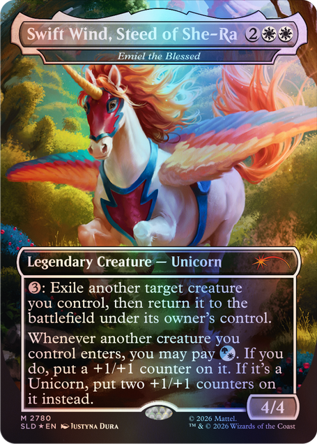 Magic: The Gathering TCG: Secret Lair x Masters of the Universe She-Ra, Princess of Power (Foil Edition) Card Game Wizards of the Coast