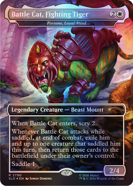 Magic: The Gathering TCG: Secret Lair x Masters of the Universe Sold Separately (Foil Edition) Card Game Wizards of the Coast