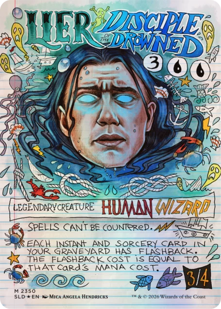 Magic: the Gathering TCG: Secret Lair - Notebook Genius (Traditional Foil Edition) Card Game Wizards of the Coast