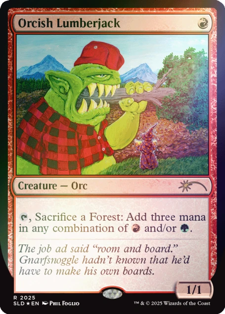 Magic: The Gathering Secret Lair Artist Series: Phil Foglio (Rainbow Foil) Card Game Wizards of the Coast