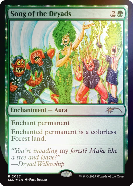 Magic: The Gathering Secret Lair Artist Series: Phil Foglio (Rainbow Foil) Card Game Wizards of the Coast