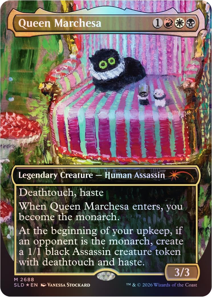 Magic: the Gathering TCG: Secret Lair - Purr Majesty (Traditional Foil Edition) Card Game Wizards of the Coast