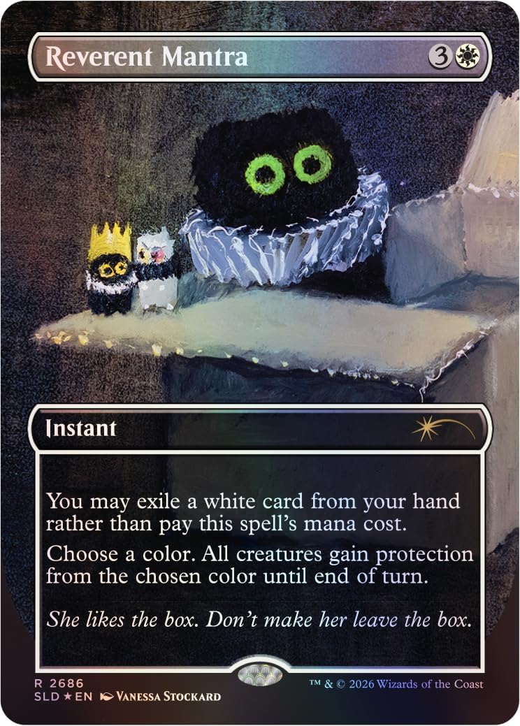 Magic: the Gathering TCG: Secret Lair - Purr Majesty (Traditional Foil Edition) Card Game Wizards of the Coast