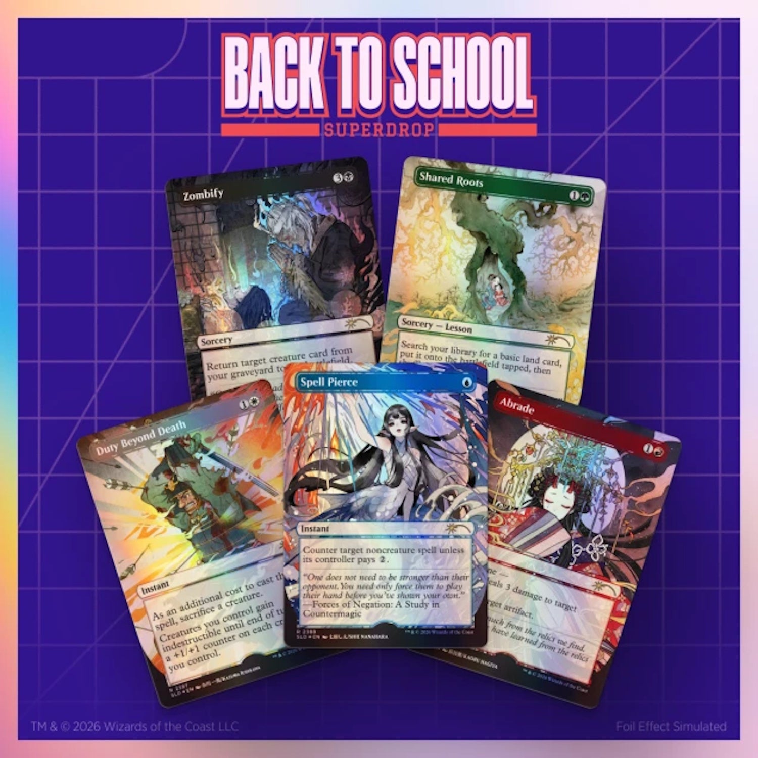 Magic: the Gathering TCG: Secret Lair - Return to Mystical Archive (Traditional Foil Edition) Card Game Wizards of the Coast