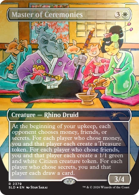 Magic: The Gathering TCG: Secret Lair Featuring: Stan Sakai (Traditional Foil Edition) Card Game Wizards of the Coast
