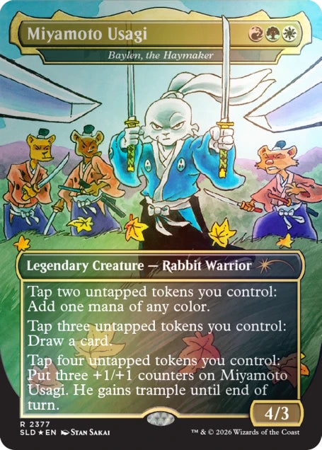 Magic: The Gathering TCG: Secret Lair Featuring: Stan Sakai (Traditional Foil Edition) Card Game Wizards of the Coast