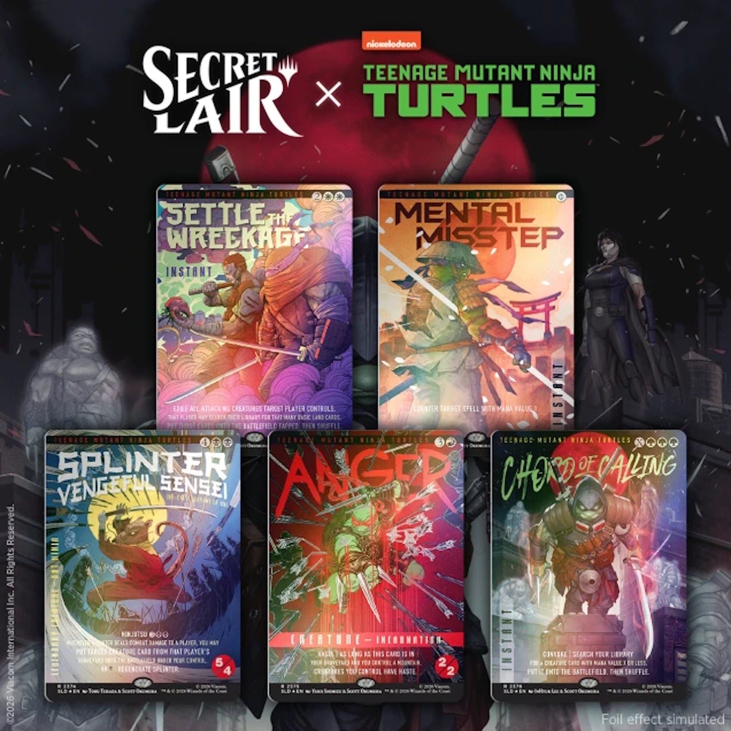 Magic the Gathering: Secret Lair x Teenage Mutant Ninja Turtles - The Last Ronin (Traditional Foil Edition) Card Game Wizards of the Coast