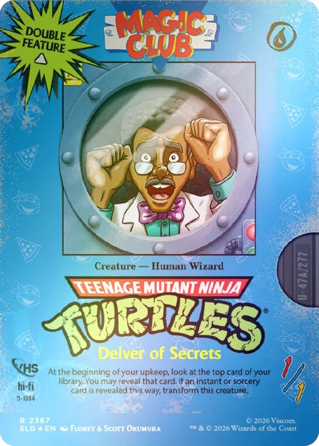 Magic: The Gathering TCG: Secret Lair x Teenage Mutant Ninja Turtles - VHS Villains (Traditional Foil Edition) Card Game Wizards of the Coast