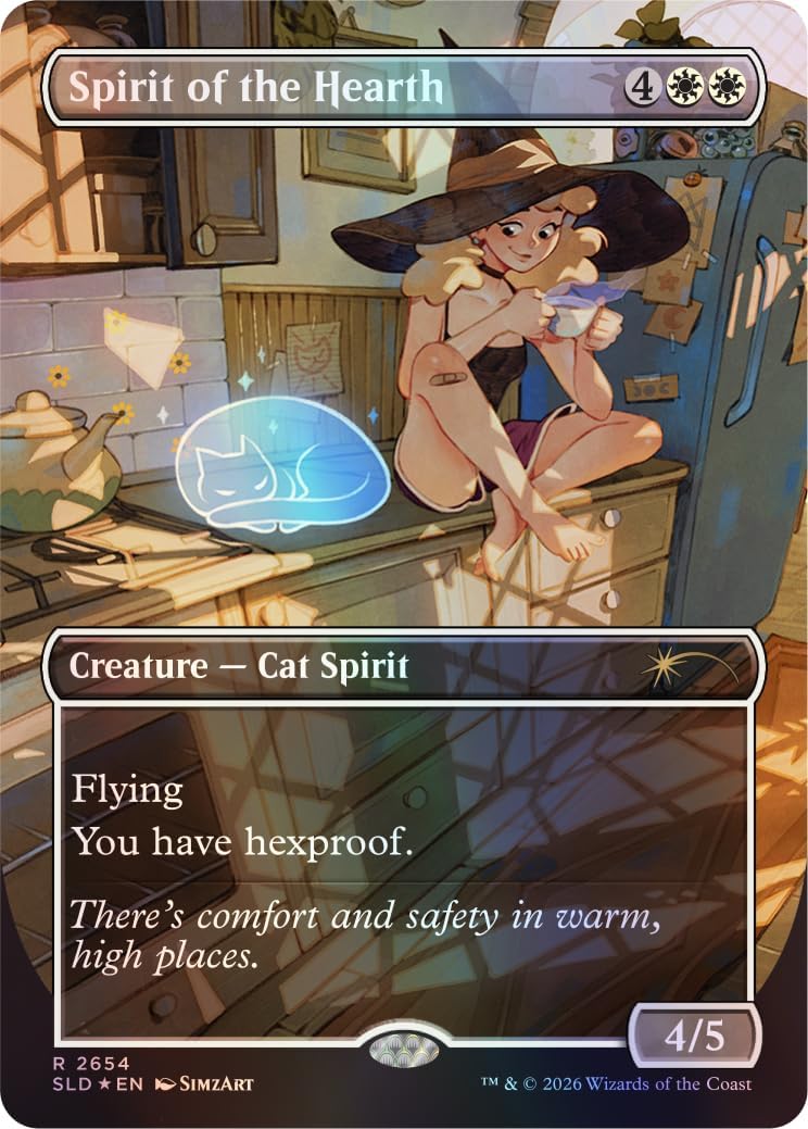 Magic: the Gathering TCG: Secret Lair - Witch's Familiar (Traditional Foil Edition) Card Game Wizards of the Coast