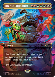Magic: The Gathering TCG: Secret Lair x Marvel: Earth's Mightiest Pets Foil Edition