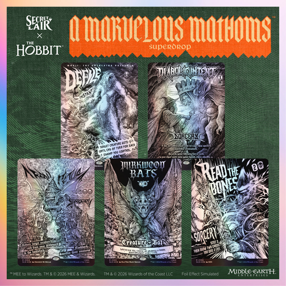 Magic: The Gathering TCG: Secret Lair x The Hobbit -  DESOLATION (Tradition Foil Edition)