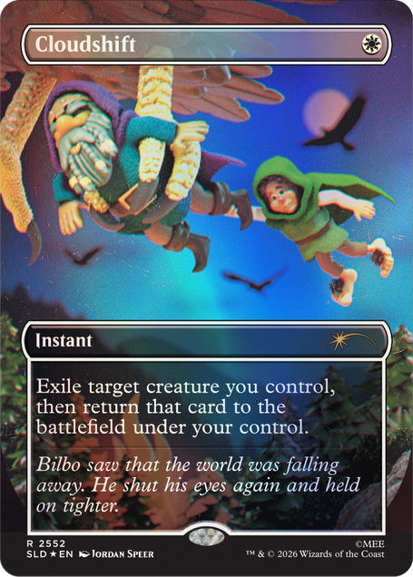 Magic: The Gathering TCG: Secret Lair x The Hobbit - Over The Edge Of Wild  (Tradition Foil Edition)
