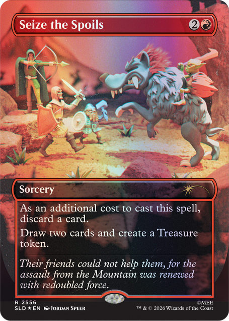 Magic: The Gathering TCG: Secret Lair x The Hobbit - Over The Edge Of Wild  (Tradition Foil Edition)