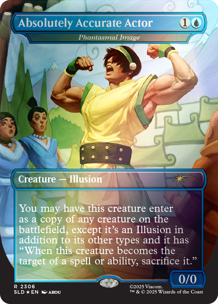 Magic: The Gathering TCG: Secret Lair x Avatar The Last Airbender - Ember Island Players - Rainbow Foil Ediition Card Game Wizards of the Coast