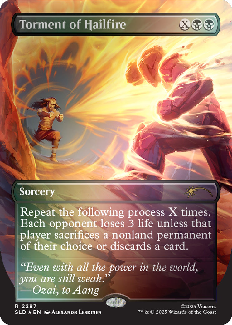 Magic: The Gathering TCG: Secret Lair x Avatar The Last Airbender - Everything Changed - Rainbow Foil Ediition Card Game Wizards of the Coast