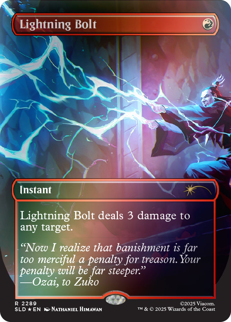 Magic: The Gathering TCG: Secret Lair x Avatar The Last Airbender - Everything Changed - Rainbow Foil Ediition Card Game Wizards of the Coast