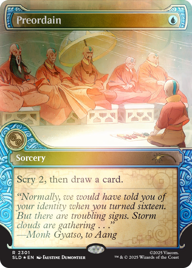 Magic: The Gathering TCG: Secret Lair x Avatar The Last Airbender - One with the Elements - Rainbow Foil Ediition Card Game Wizards of the Coast