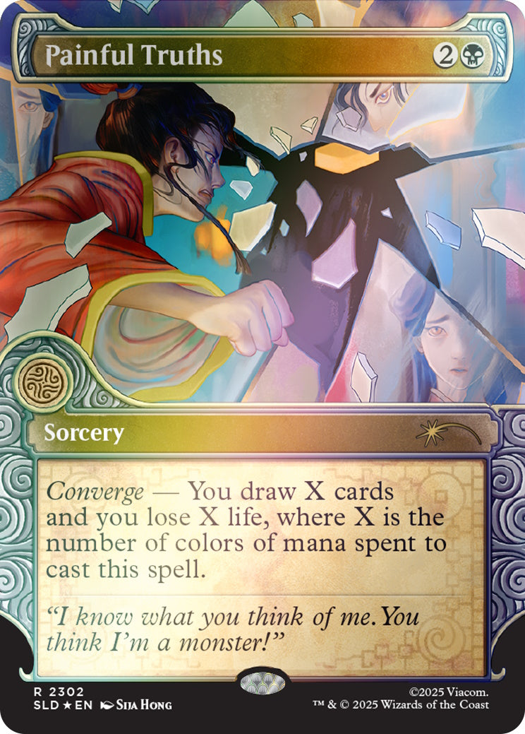 Magic: The Gathering TCG: Secret Lair x Avatar The Last Airbender - One with the Elements - Rainbow Foil Ediition Card Game Wizards of the Coast