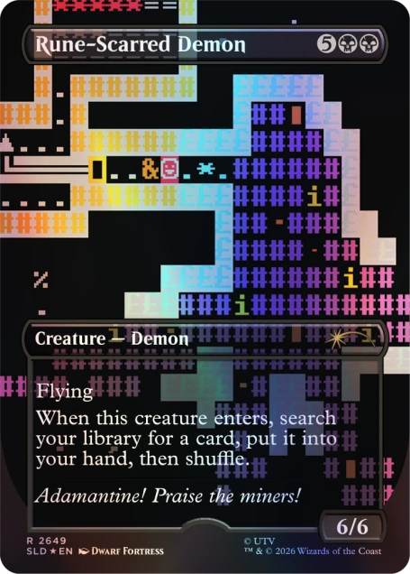 Magic: the Gathering TCG: Secret Lair x Dwarf Fortress - Create New World (Traditional Foil Edition) Card Game Wizards of the Coast