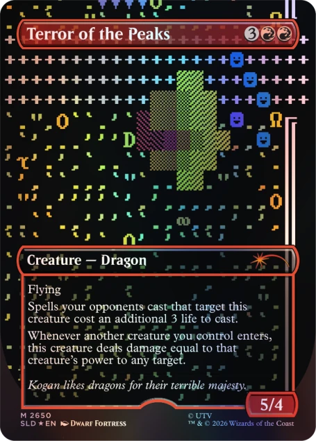Magic: the Gathering TCG: Secret Lair x Dwarf Fortress - Create New World (Traditional Foil Edition) Card Game Wizards of the Coast