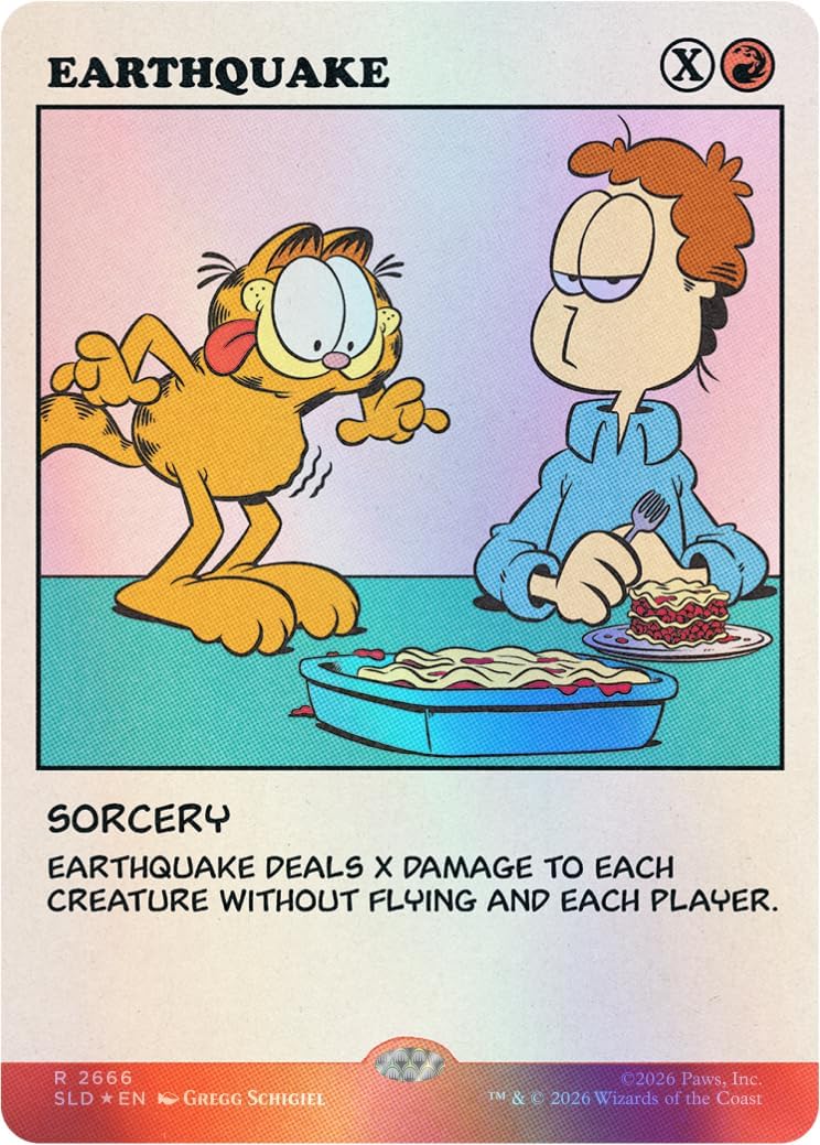 Magic: the Gathering TCG: Secret Lair x Garfield - As Intended (Traditional Foil Edition) Card Game Wizards of the Coast