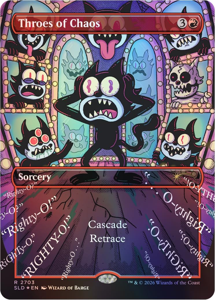 Magic: the Gathering TCG: Secret Lair x Felix The Cat - The Magic Bag of Tricks (Traditional Foil Edition) Card Game Wizards of the Coast