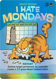 Magic: the Gathering TCG: Secret Lair x Garfield - Motivationally Challenged (Traditional Foil Edition) Card Game Wizards of the Coast