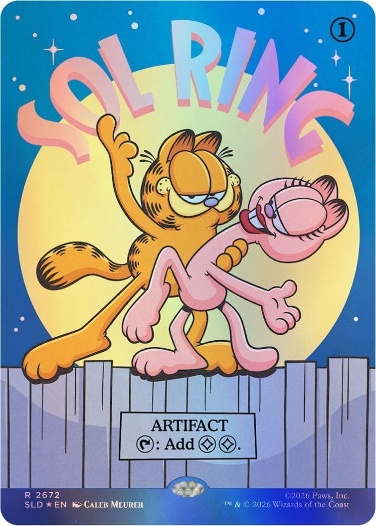 Magic: the Gathering TCG: Secret Lair x Garfield - Motivationally Challenged (Traditional Foil Edition) Card Game Wizards of the Coast