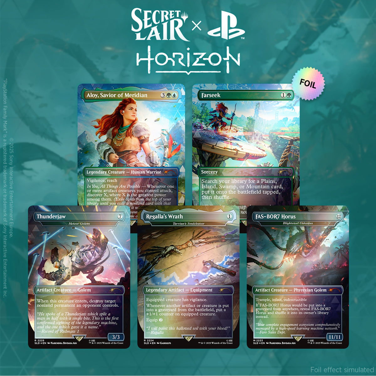 Magic: The Gathering TCG: Secret Lair x Horizon Into The Forbidden West - Rainbow Foil Edition Card Game Wizards of the Coast