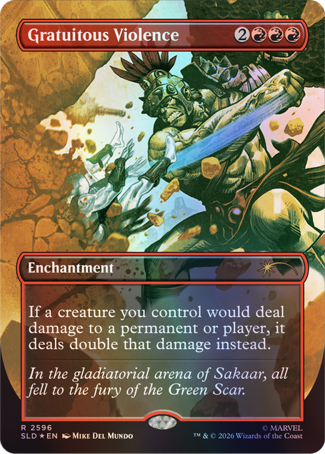 Magic: The Gathering TCG: Secret Lair x Marvel: Hulk SMASH! Foil Edition