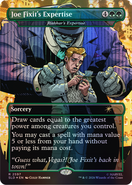 Magic: The Gathering TCG: Secret Lair x Marvel: Hulk SMASH! Foil Edition