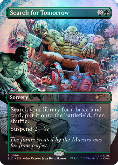 Magic: The Gathering TCG: Secret Lair x Marvel: Hulk SMASH! Foil Edition
