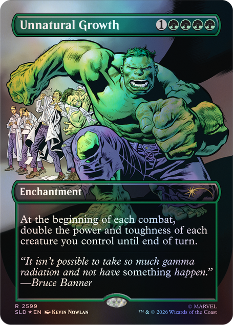 Magic: The Gathering TCG: Secret Lair x Marvel: Hulk SMASH! Foil Edition