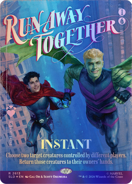 Magic: The Gathering TCG: Secret Lair x Marvel: True Believers in Love Foil Edition