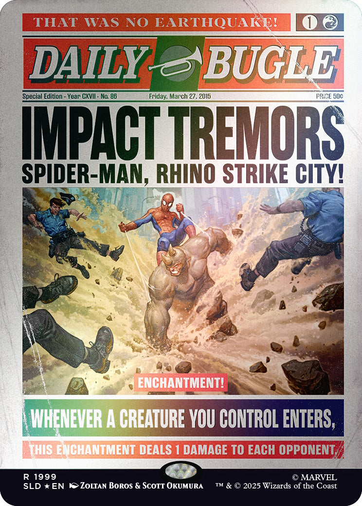 Magic: The Gathering TCG: Secret Lair x Marvel's Spider-Man - Daily Bugle Breaking News - Foil Card Game Wizards of the Coast