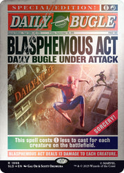 Magic: The Gathering TCG: Secret Lair x Marvel's Spider-Man - Daily Bugle Breaking News - Foil Card Game Wizards of the Coast