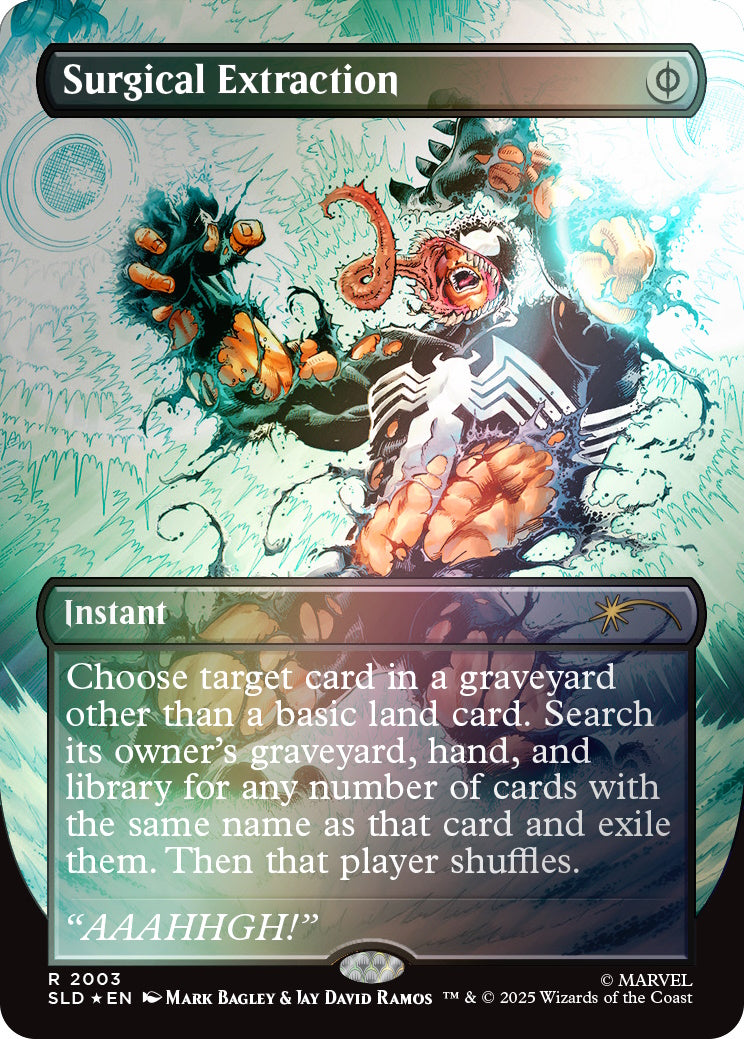 Magic: The Gathering TCG: Secret Lair x Marvel's Spider-Man - Venom Unleashed - Colors - Foil Card Game Wizards of the Coast