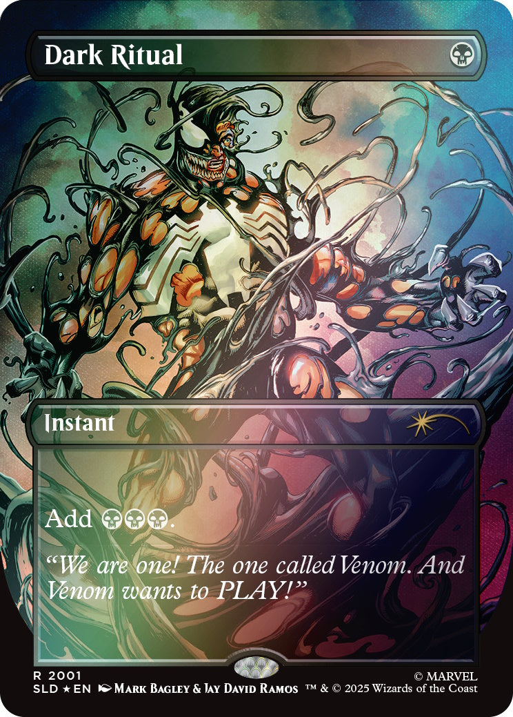 Magic: The Gathering TCG: Secret Lair x Marvel's Spider-Man - Venom Unleashed - Colors - Foil Card Game Wizards of the Coast
