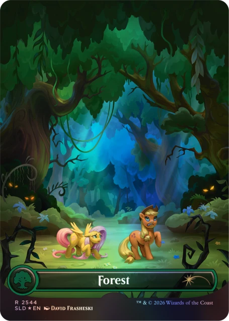 Magic: the Gathering TCG: Secret Lair x My Little Pony - The Lands of Equestria (Traditional Foil Edition) Card Game Wizards of the Coast