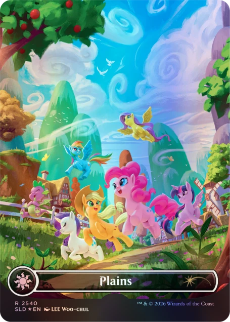 Magic: the Gathering TCG: Secret Lair x My Little Pony - The Lands of Equestria (Traditional Foil Edition) Card Game Wizards of the Coast