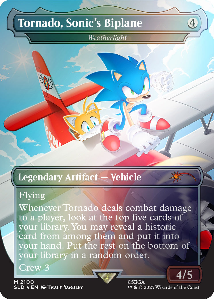 Magic: The Gathering TCG: Secret Lair x Sonic - Turbo Gear - Foil Card Game Wizards of the Coast