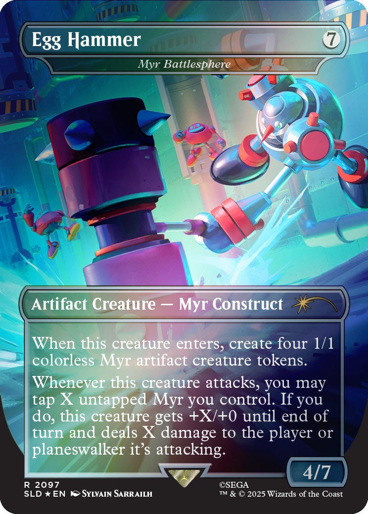 Magic: The Gathering TCG: Secret Lair x Sonic - Turbo Gear - Foil Card Game Wizards of the Coast