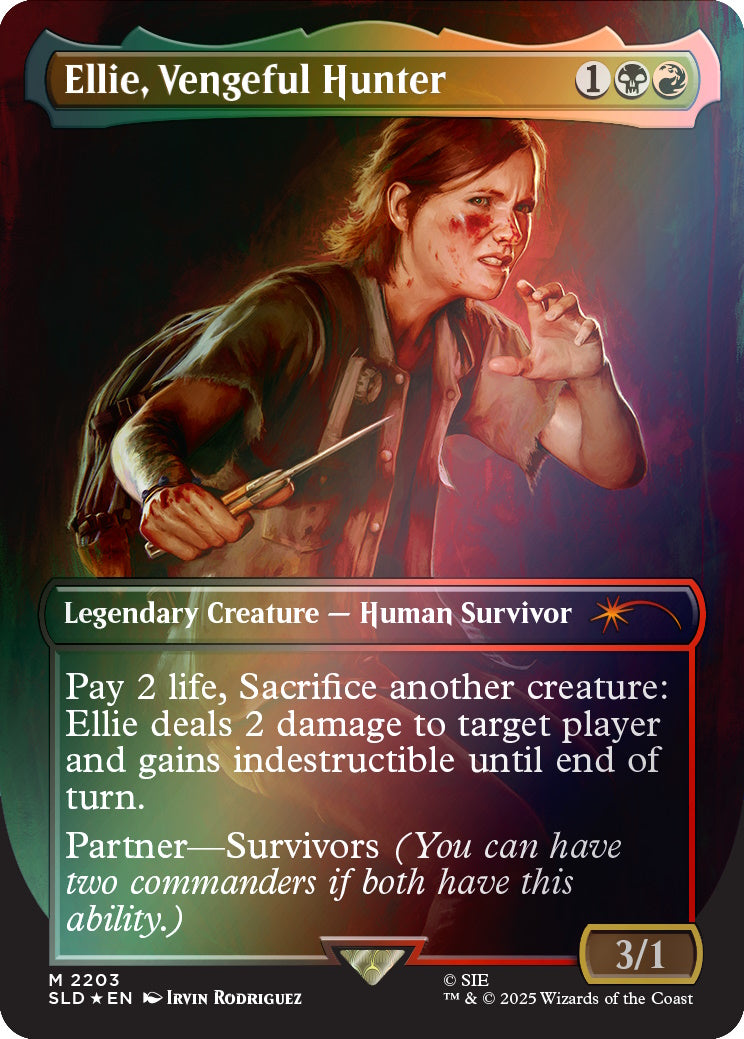 Magic: The Gathering TCG: Secret Lair x The Last of Us Part II - Rainbow Foil Edition Card Game Wizards of the Coast