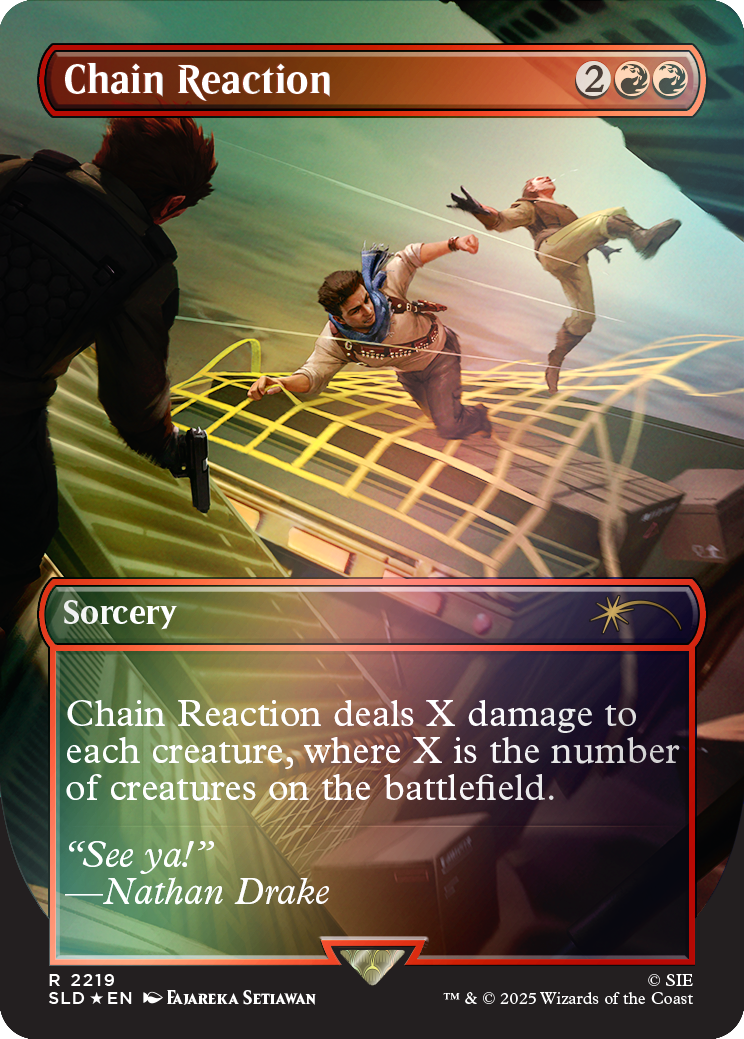 Magic: The Gathering TCG: Secret Lair x Uncharted - Rainbow Foil Edition Card Game Wizards of the Coast