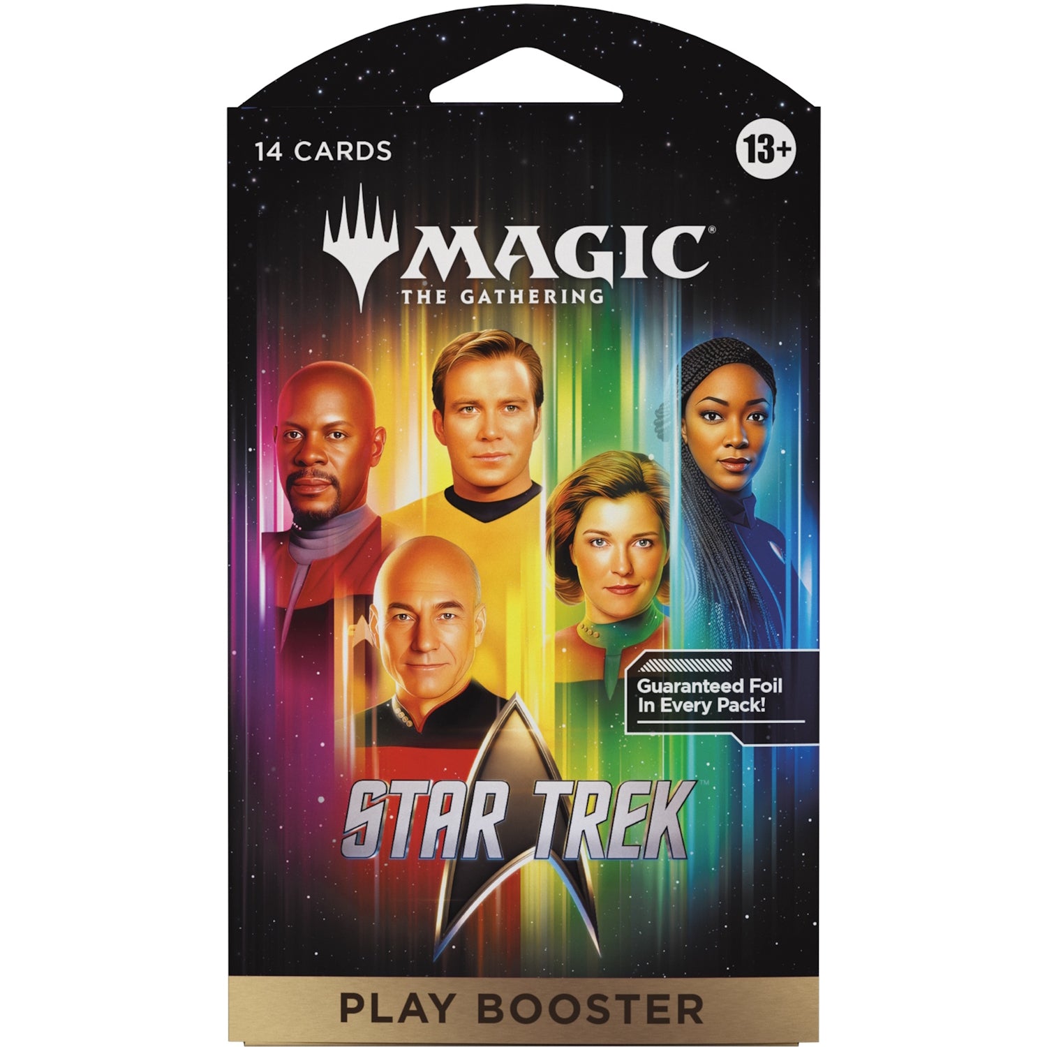 Magic: The Gathering TCG: Star Trek Sleeved Play Booster Pack Card Game Wizards of the Coast