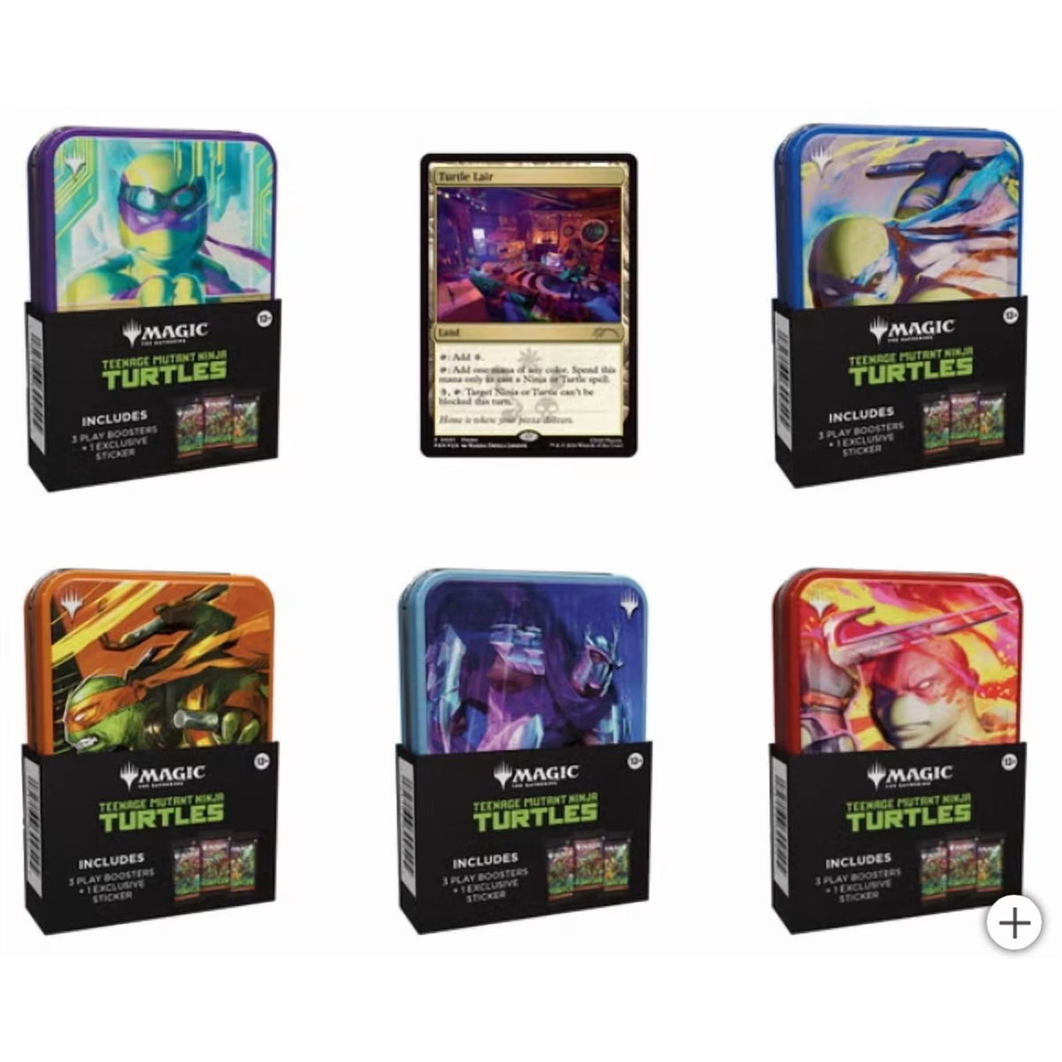 Magic The Gathering TCG: Teenage Mutant Ninja Turtles Universes Beyond Tin Collection Card Game Wizards of the Coast
