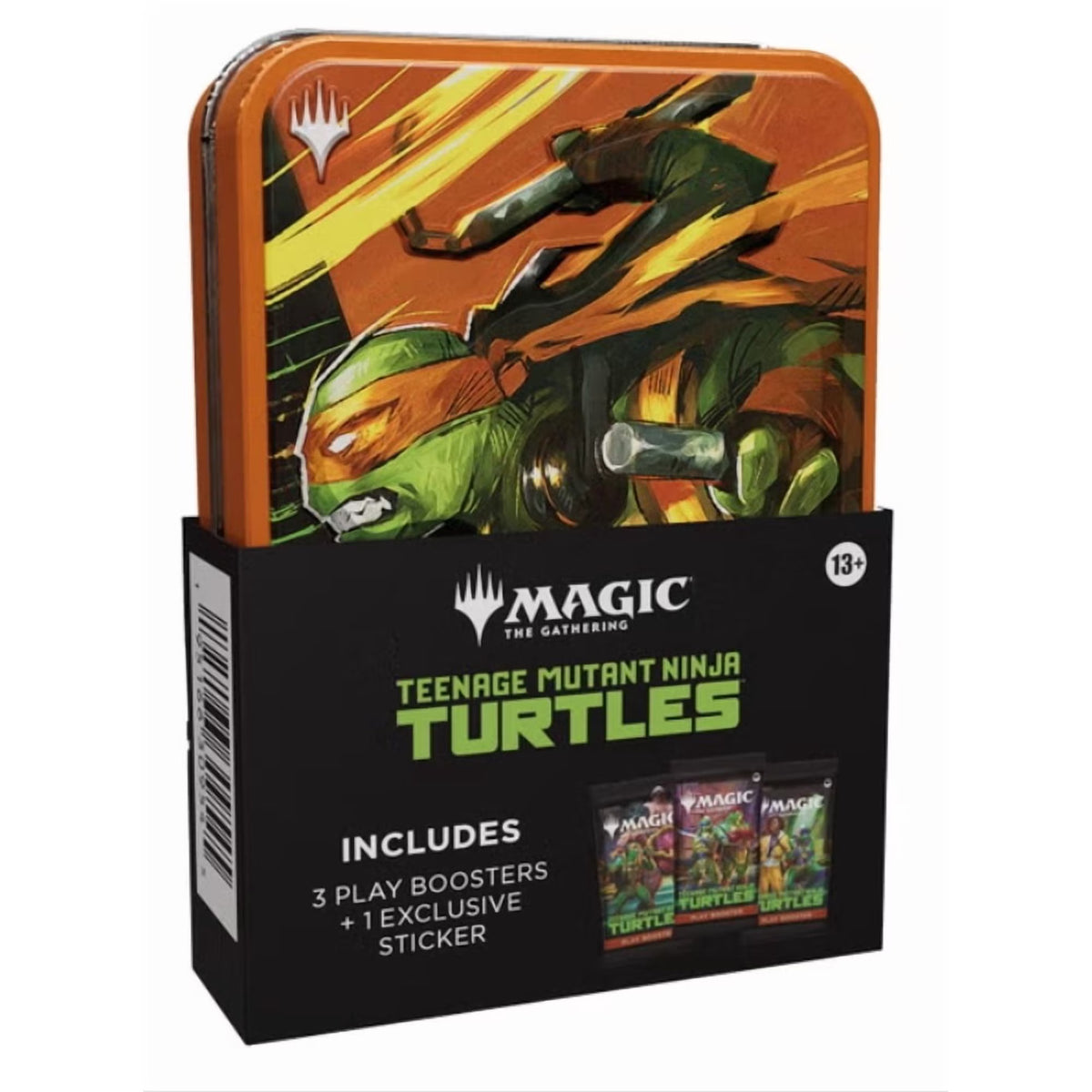 Magic The Gathering TCG: Teenage Mutant Ninja Turtles Universes Beyond Tin Collection Card Game Wizards of the Coast