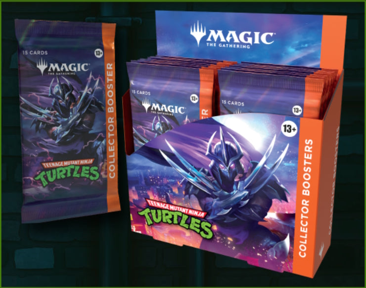 Magic: The Gathering TCG: Teenage Mutant Ninja Turtles: Collector Booster Box - 12 Packs Card Game Wizards of the Coast