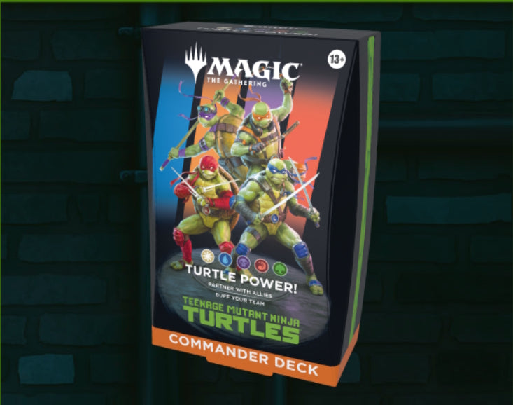 Magic: The Gathering TCG: Teenage Mutant Ninja Turtles: Commander Deck - Turtle Power! Card Game Wizards of the Coast
