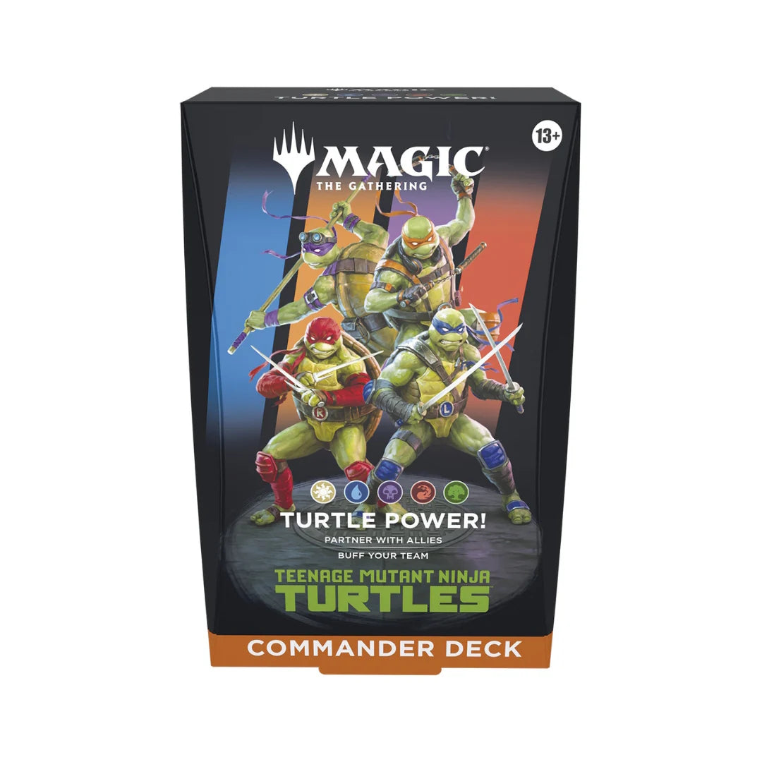 Magic: The Gathering TCG: Teenage Mutant Ninja Turtles: Commander Deck - Turtle Power! Card Game Wizards of the Coast